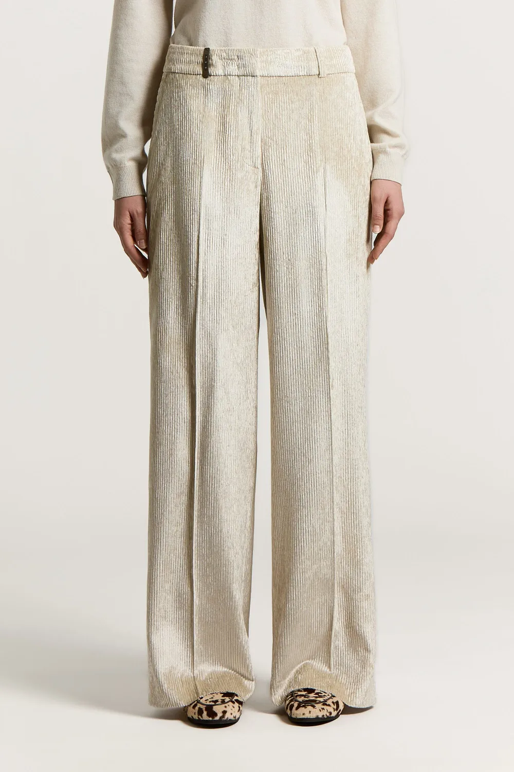 PESERICO Pantalon ecru P04835T3