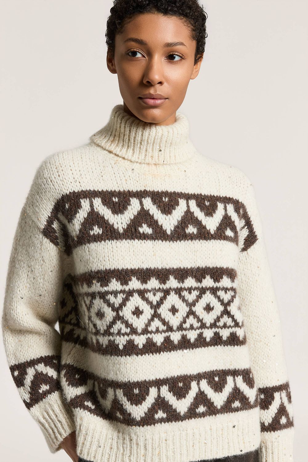 PESERICO Pullover ecru S99527F03