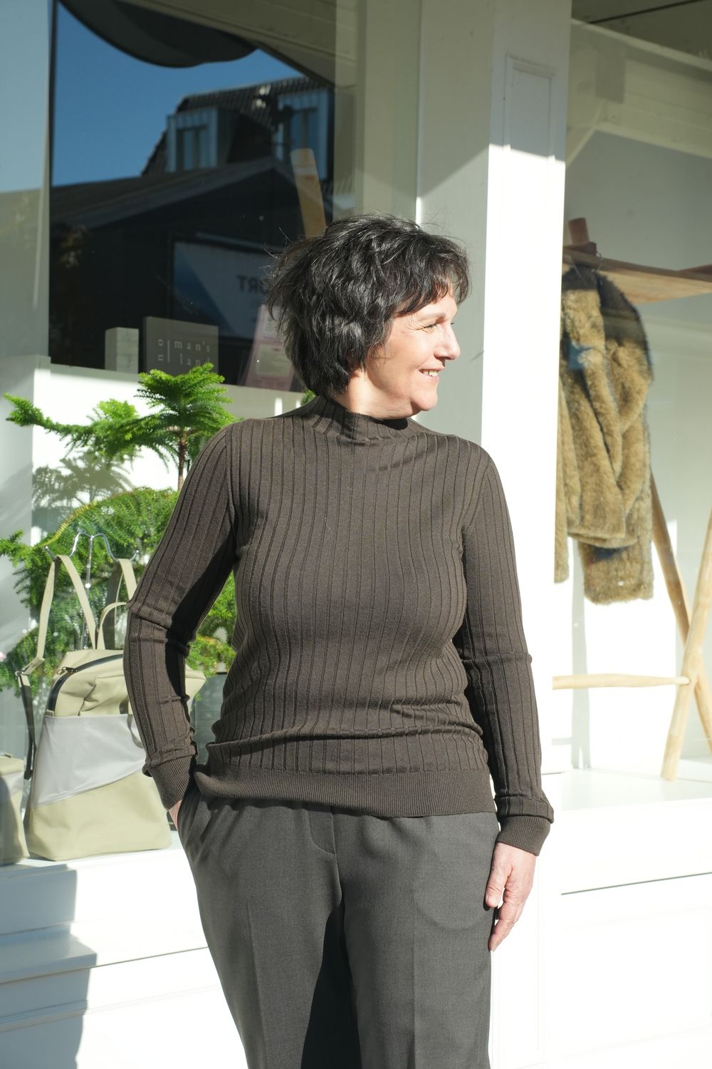 PESERICO Pullover bruin S99501F15