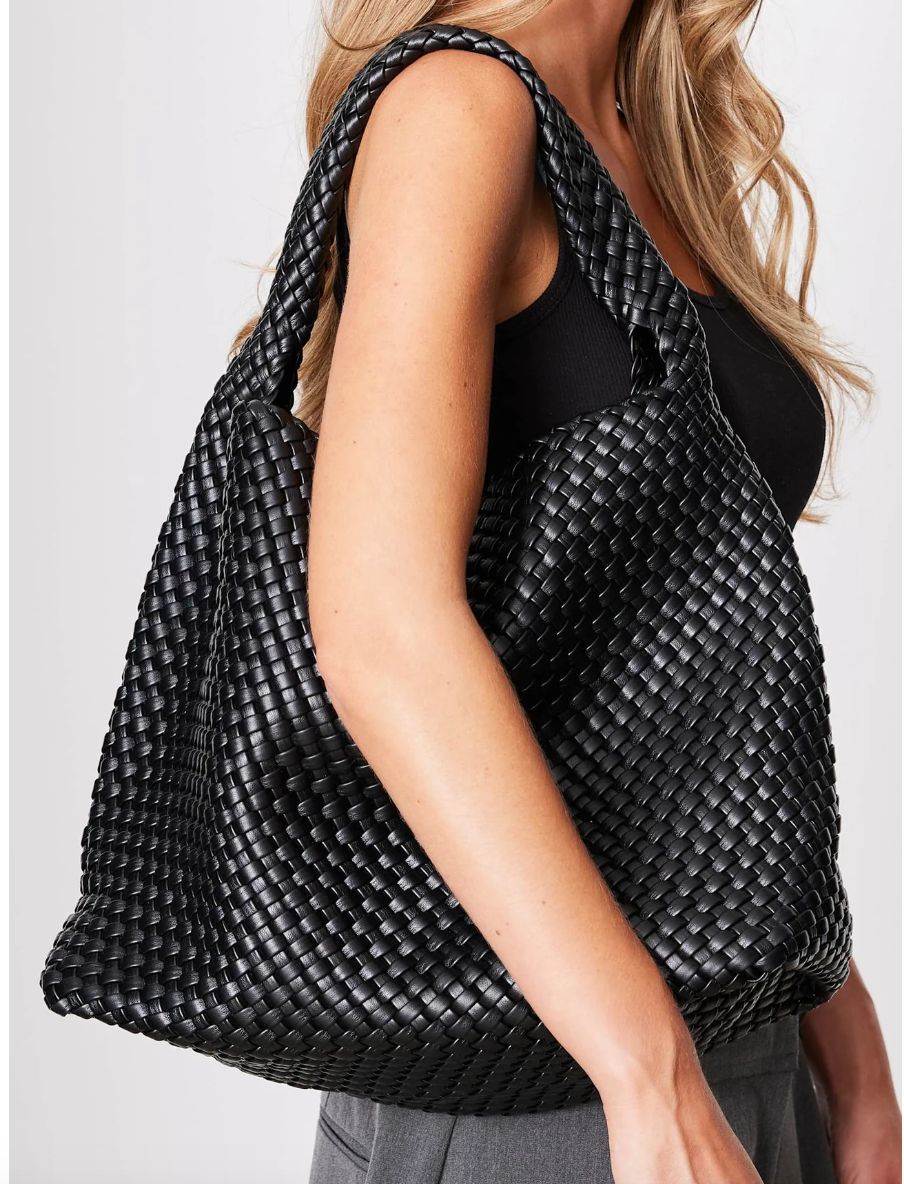 Sui ava woven bag zwart SA2603199