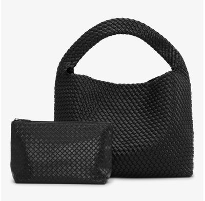 Sui ava woven bag zwart