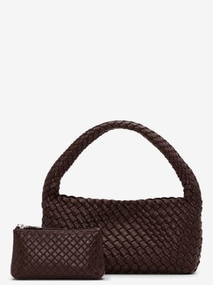 Sui ava woven mini bag bruin