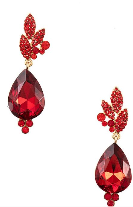 Faceted Crystal Gem Earring