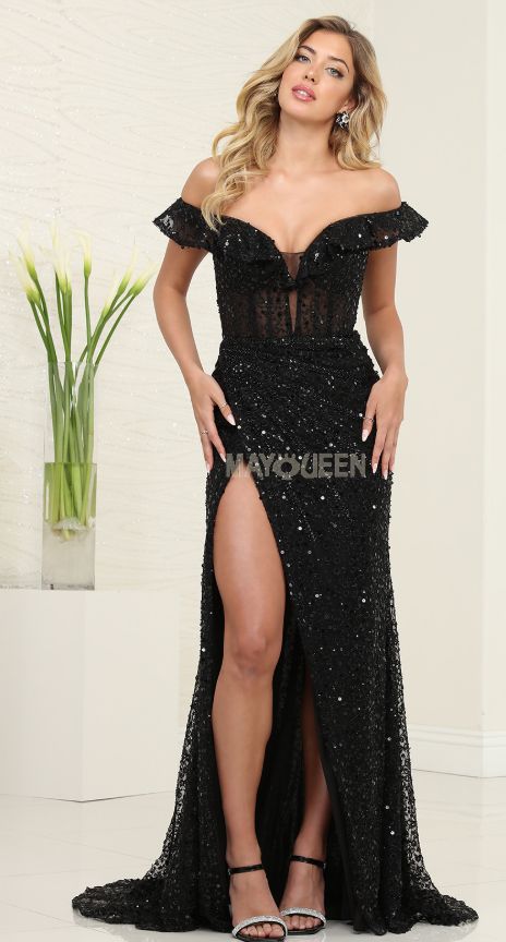 off the shoulder sweetheart neckline 8065