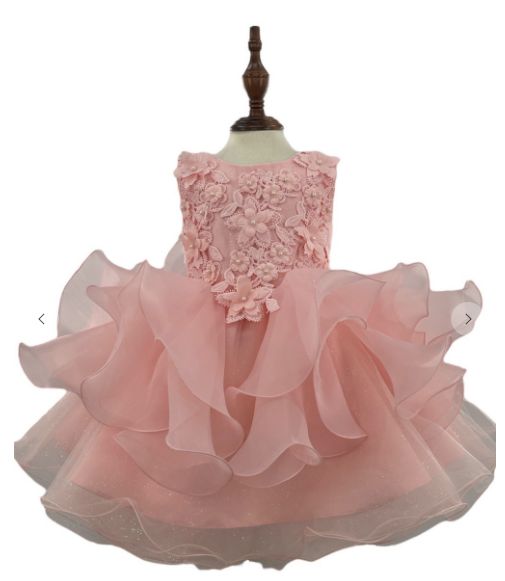Multi Layered Baby Tulle Dress 9155B