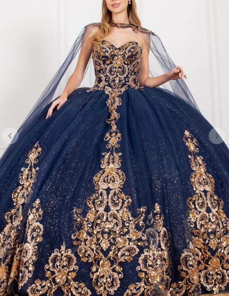 Beautiful Quince Lace Dress 8063J