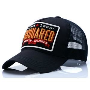 disquared base ball black  red