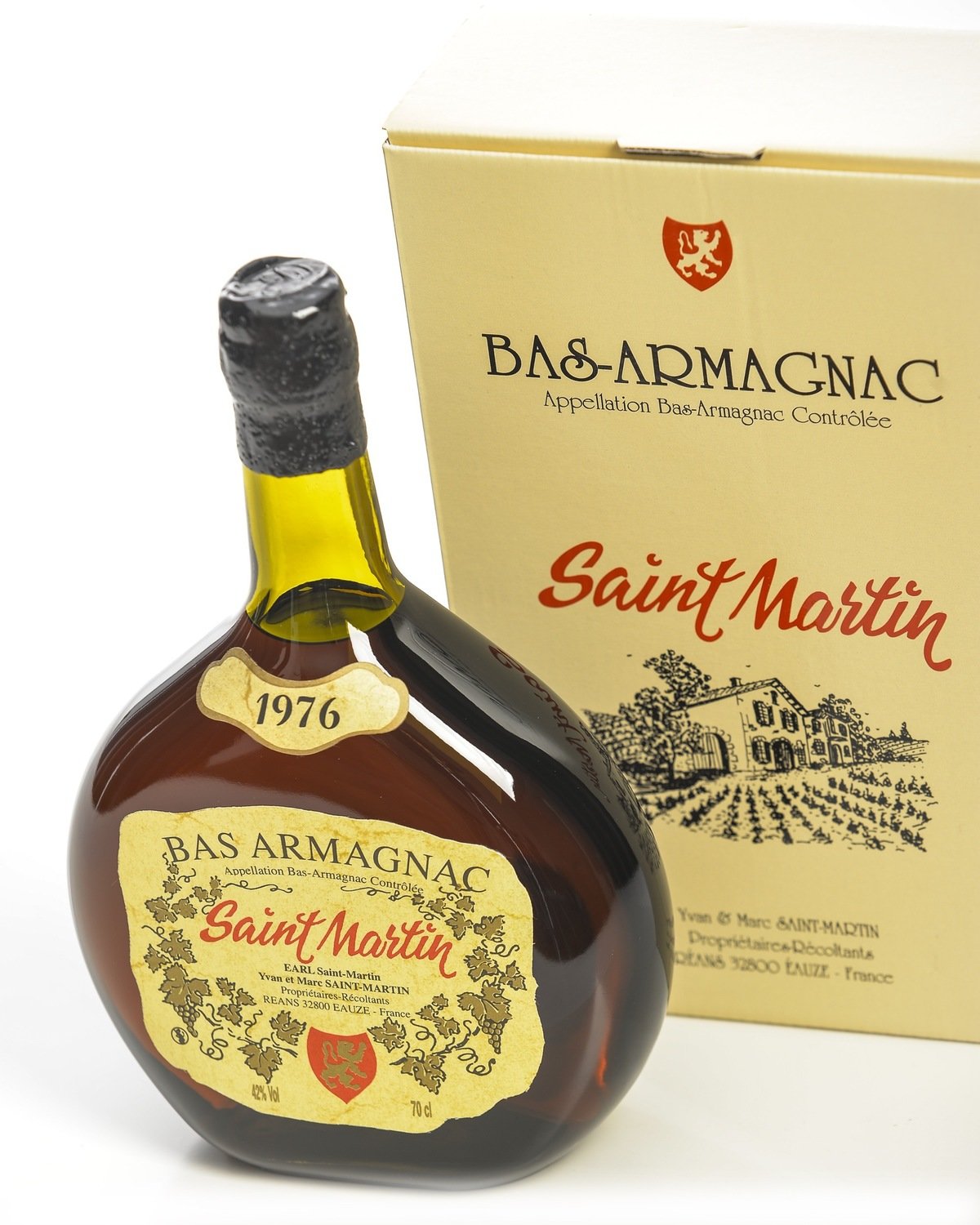 Bas-Armagnac Millésime 1976 / 42 ° - De la basquaise 70 cl au Pot Gascon 250 cl - Prix à partir de