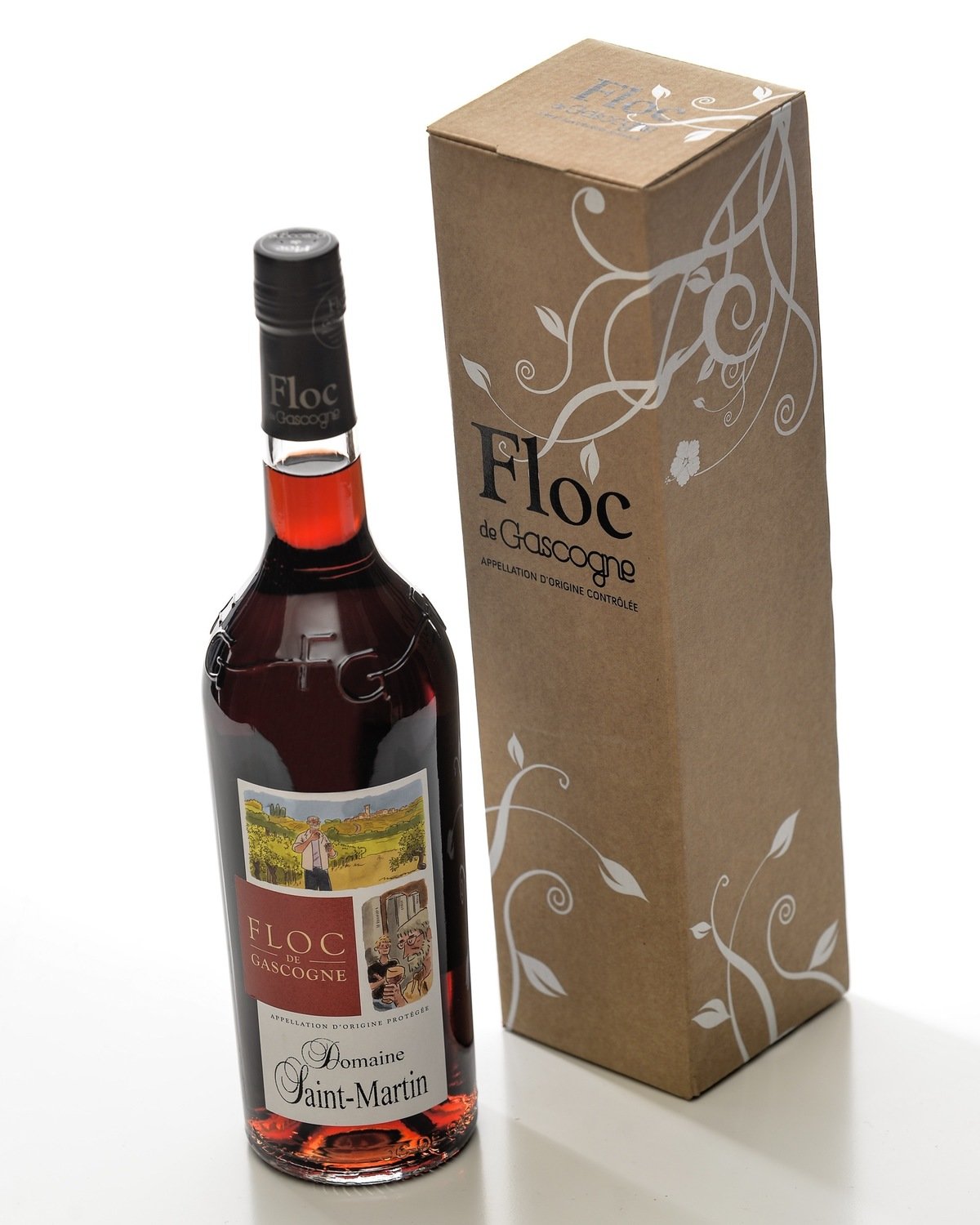 Apéritif Floc de Gascogne Rouge - Bouteille 75 cl