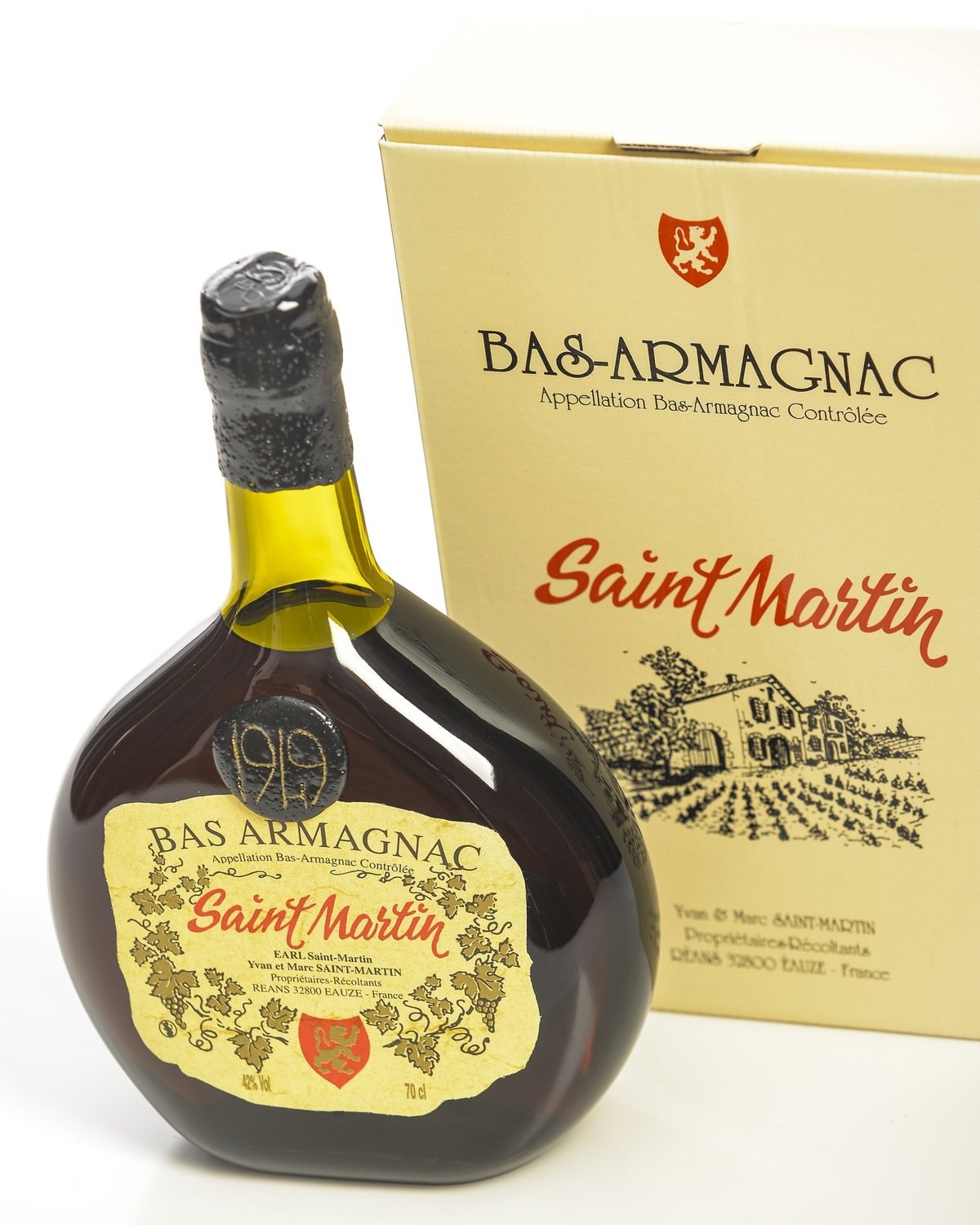 Bas-Armagnac Millésime 1949 / 42 ° - De la basquaise 70 cl au Pot Gascon 250 cl - Prix à partir de