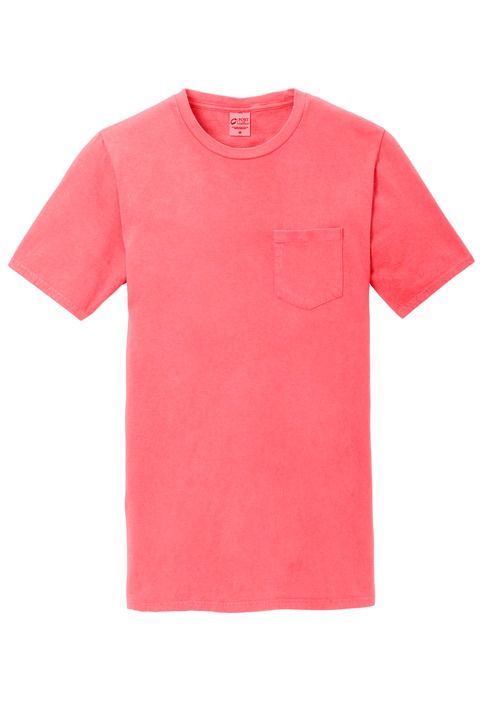 Port & Co™ Beach Wash® Garment-Dyed Pocket Tee