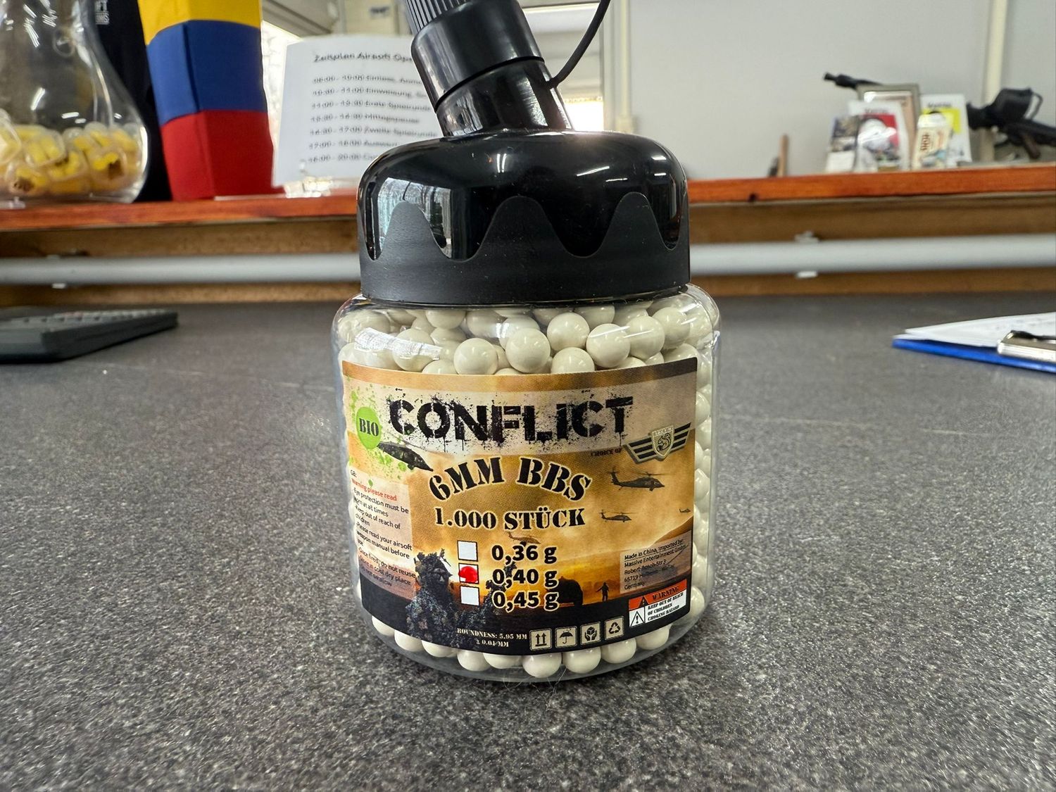 Conflict Bio BBs 0,36g 1000 Stück Conflict Bio BBs 0,36g 1000 Stück
