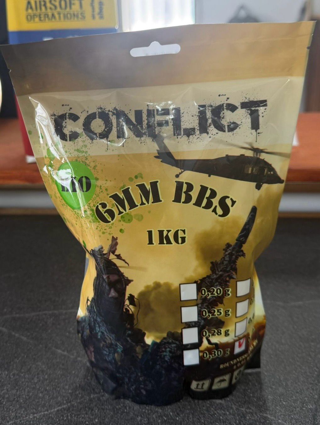 Conflict Bio BBs 0,45g 1kg Conflict Bio BBs 0,45g 1kg