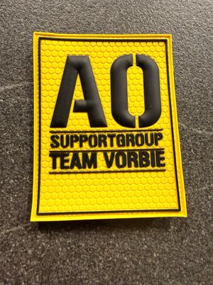 AO Supportgroup Patch – Gelb – Team Vorbie