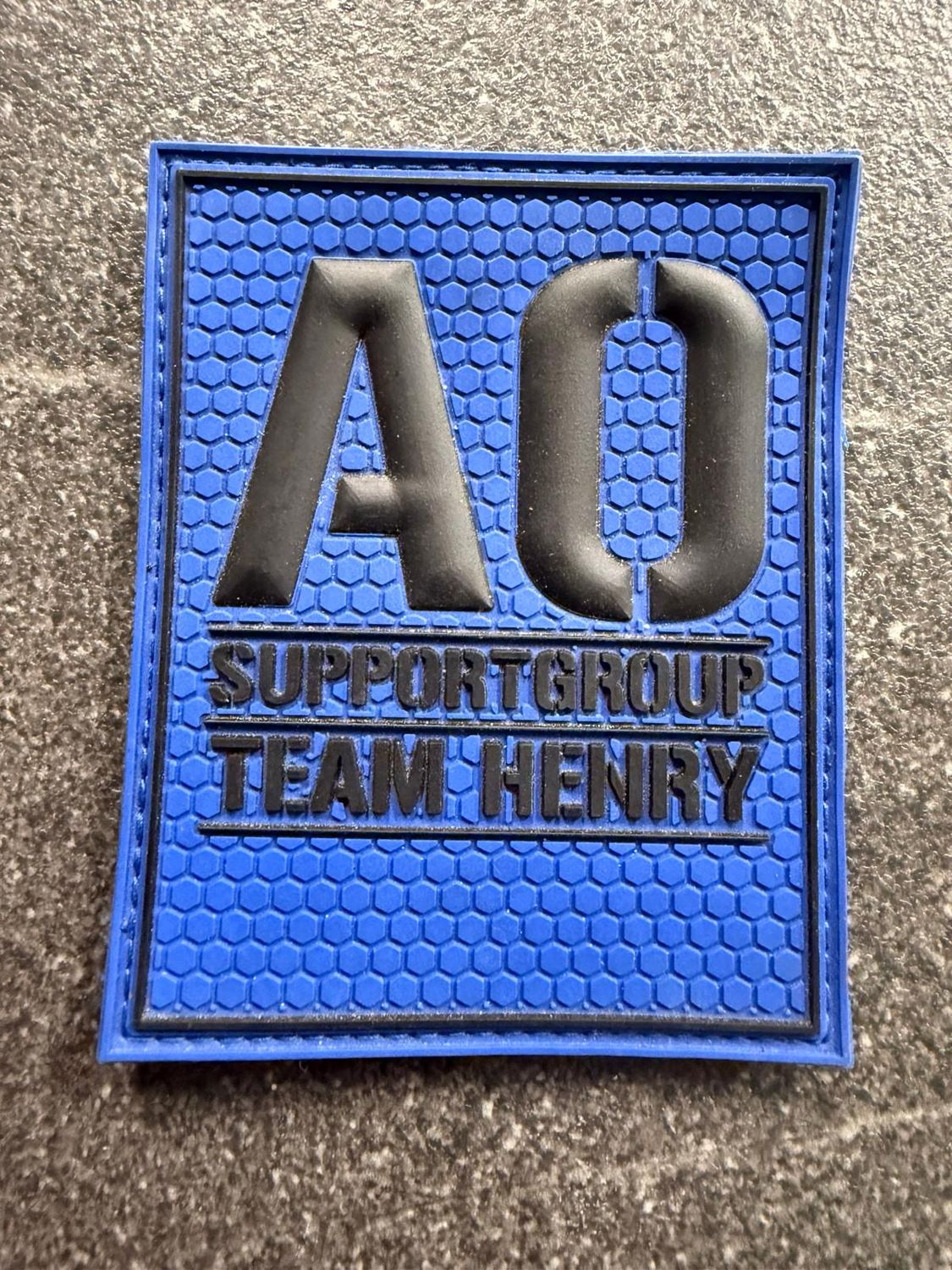 AO Supportgroup Patch – Blau – Team Henry