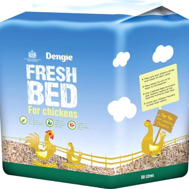 DENGIE FRESH BED CHICKENS 50ltr