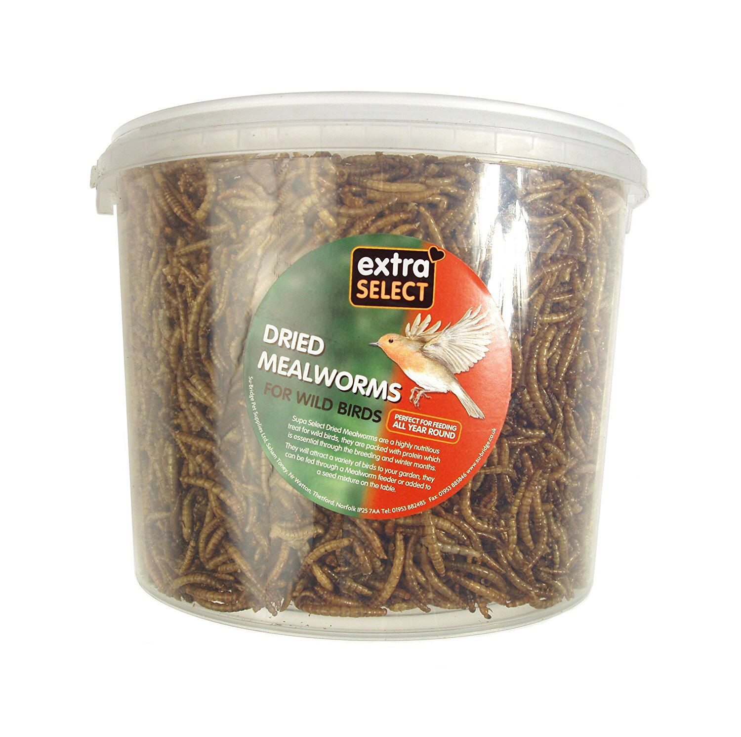 EXTRA SELECT DRIED MEALWORMS TUB 500ml