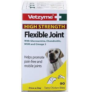 Vetzyme high strength flexi joint . 90 tabs