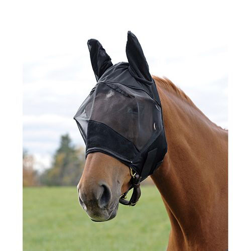 FLY MASK WITH EARS (BLACK)