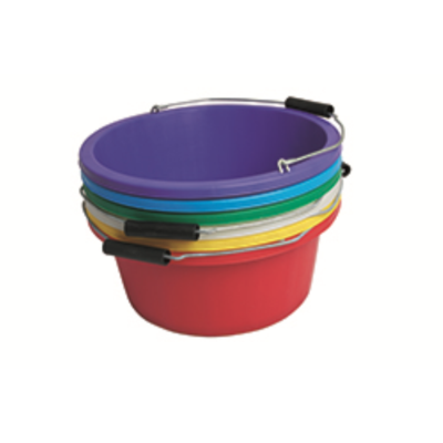 PLASTIC FEED BUCKET WITH HANDLE