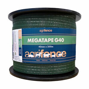 GREEN FENCE TAPE 40MM X200M