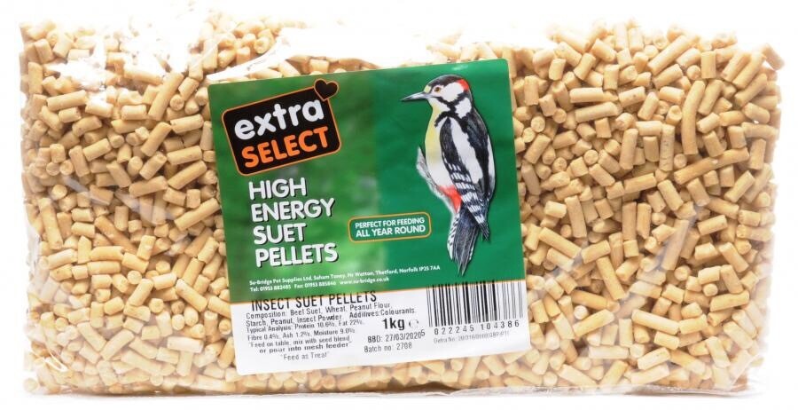 EXTRA SELECT HIGH ENERGY SUET PELLETS INSECT 550g