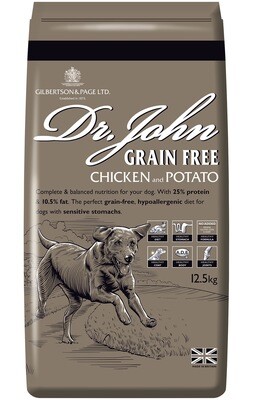 DR JOHNS GRAIN FREE CHICKEN&amp;SWEET POTATO 12.5KG
