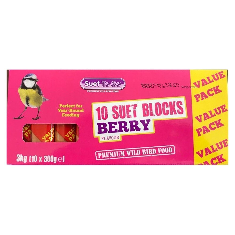 SUET TO GO BERRY BLOCKS PK 10