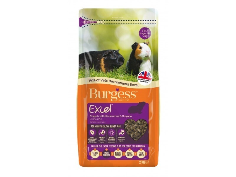 Burgess Excel Guinea Pig Pellets Blackcurrent And Oregano 1.5kg