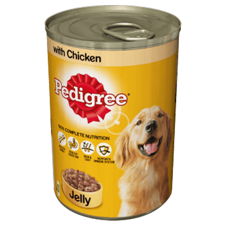 PEDIGREE CHICKEN IN JELLY 12 TINS