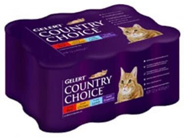 GELERT COUNTRY CHOICE CAT 12 TINS