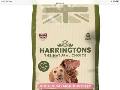 Harrington’s Salmon And Potato 12 Kilo