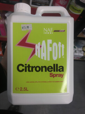 Nafoff Citronella Spray 2.5L