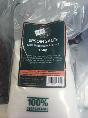 EQUUS HEALTH EPSOM SALTS 1.5KG