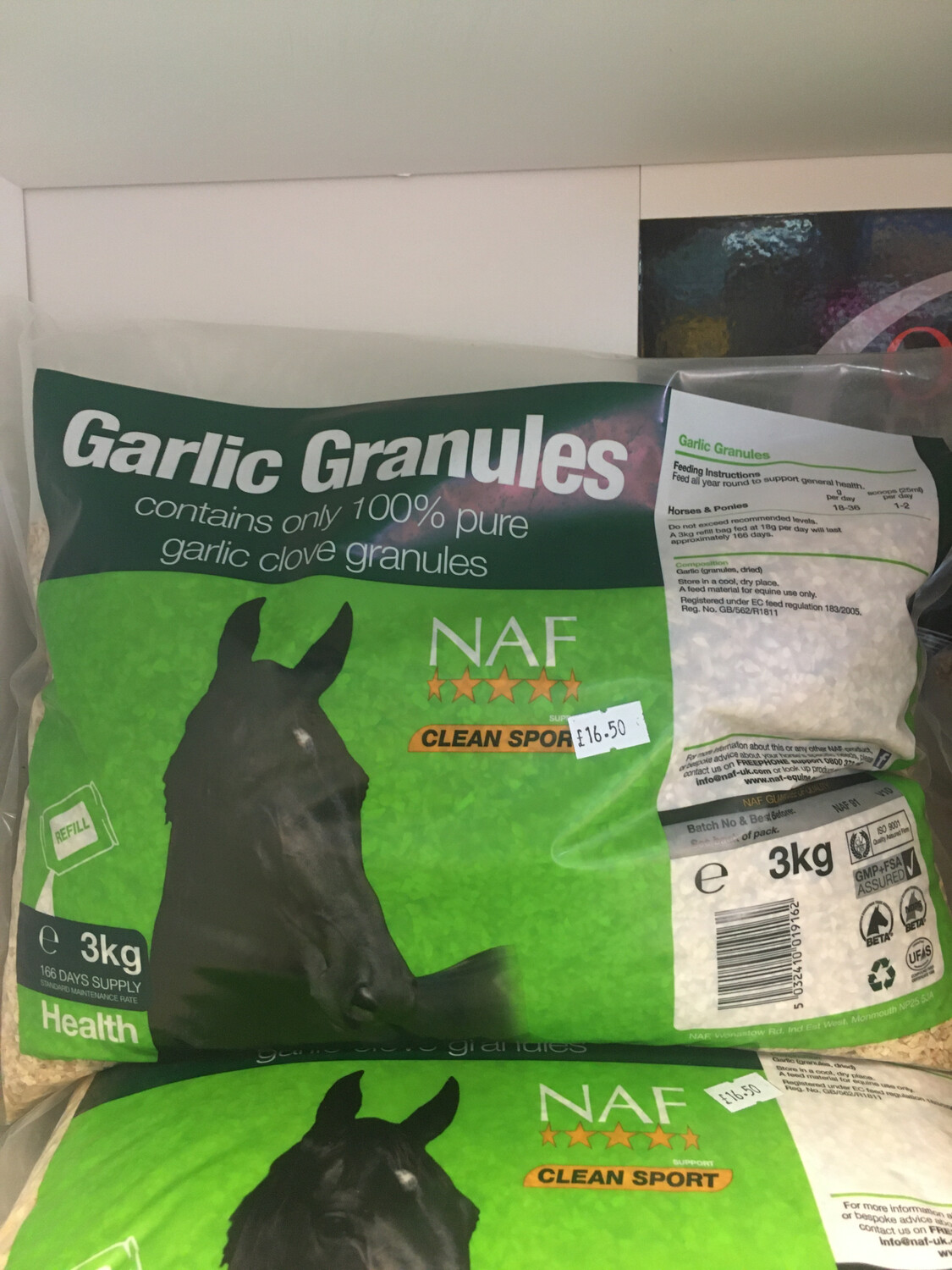 Naf Garlic Granules 3kg Refil