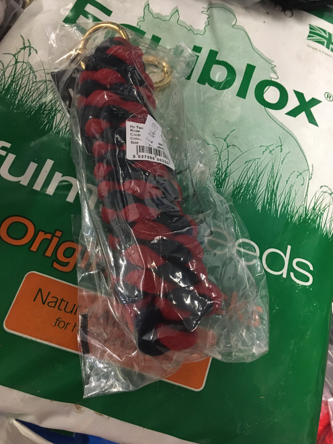LEAD ROPES - Navy &amp; Red