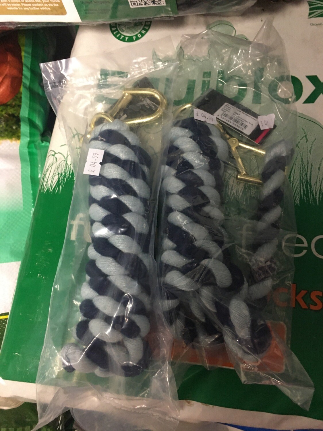 Navy/Cambridge Blue Lead Rope