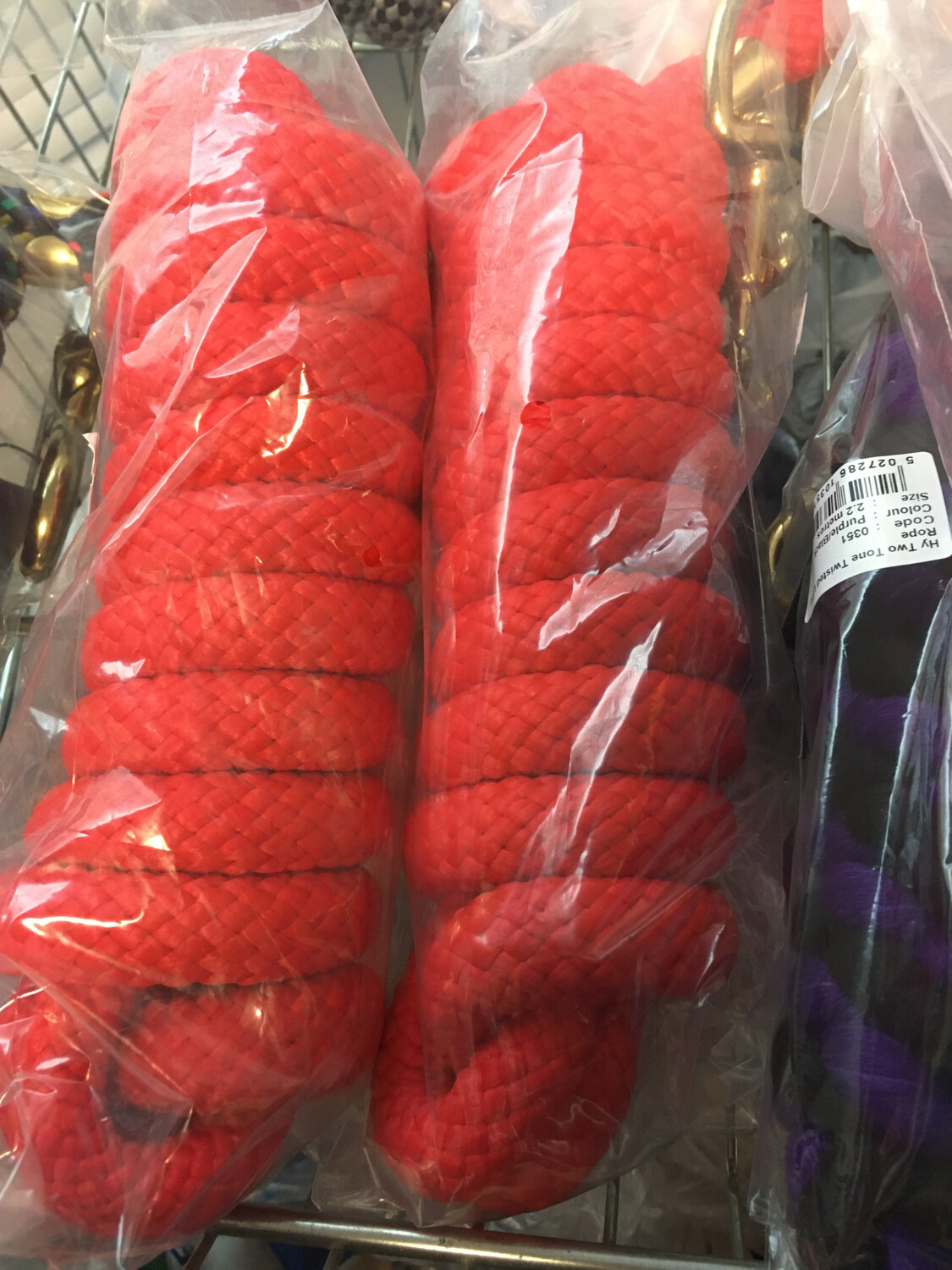 3 M Strong Lead Rope - Red
