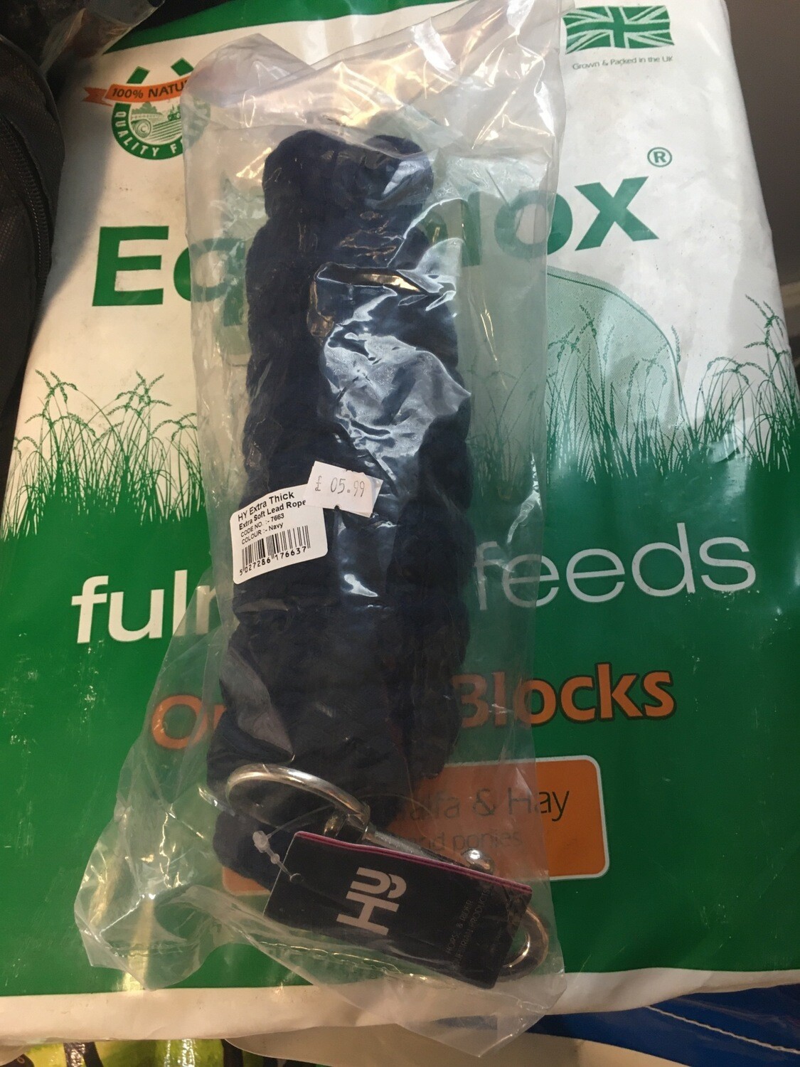 Extra Soft Lead Rope- Navy