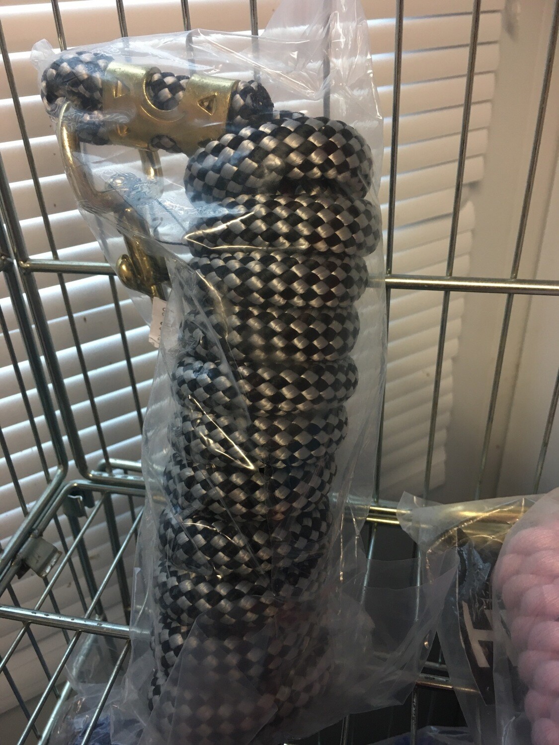 3m Extra Strong Lead Rope- Black &amp; Silver