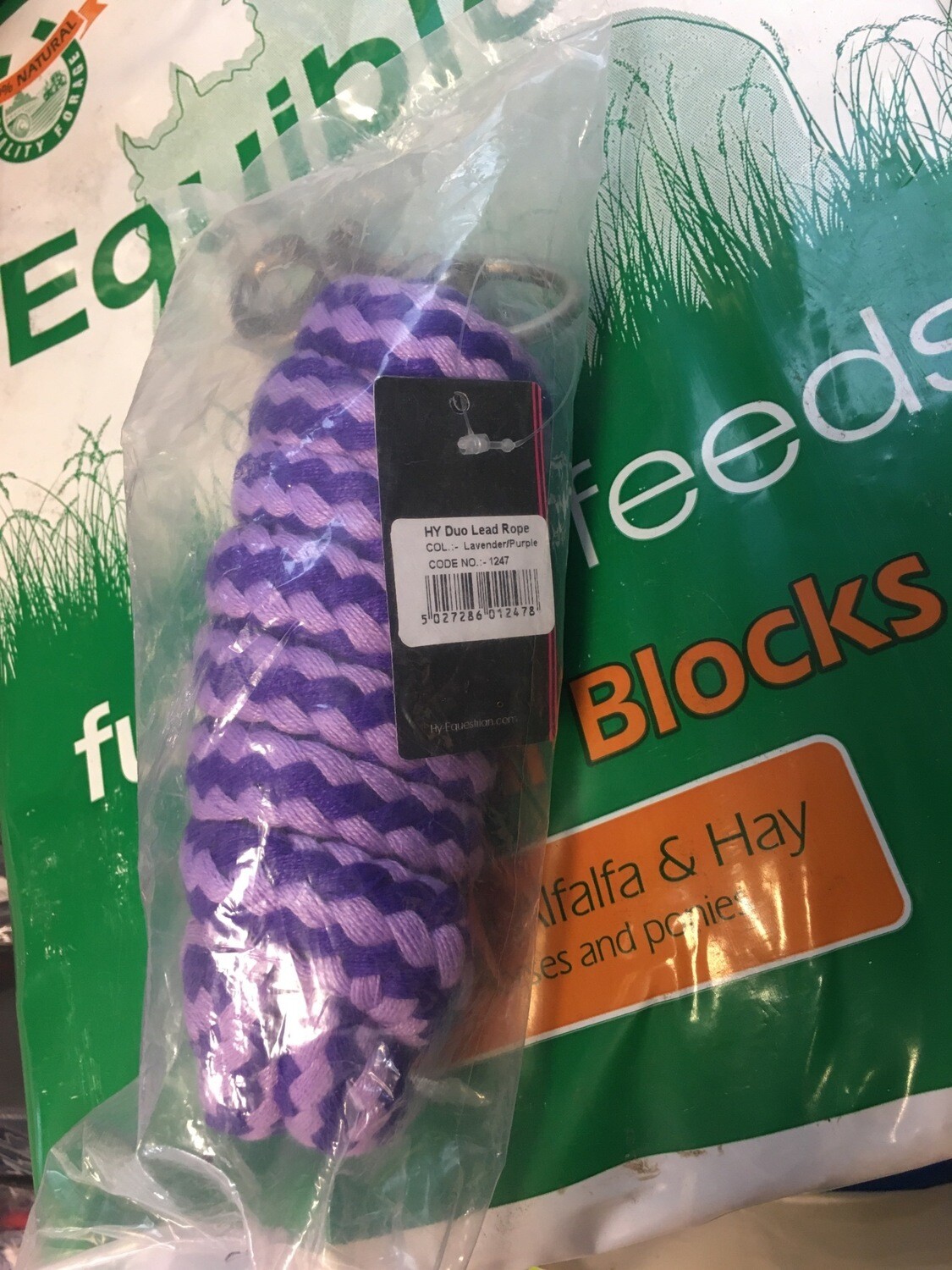 Extra Soft Lead Rope Purple &amp; Lavender