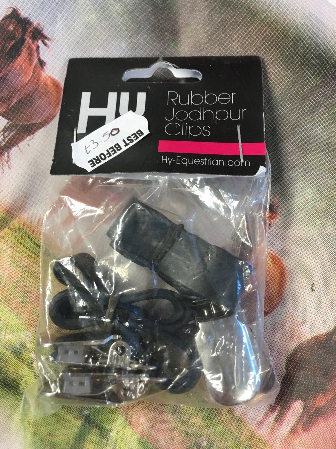 Rubber Jodhpurs Clips