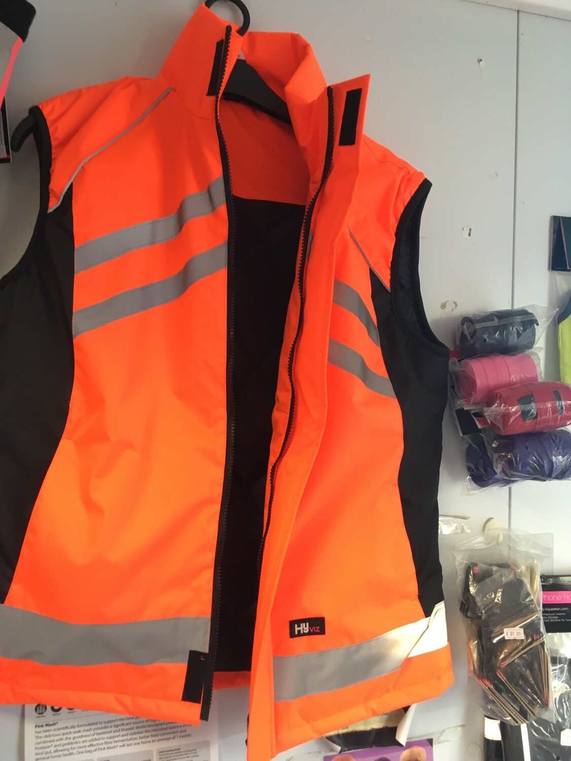 HiViz Padded Gilet - Orange - Mediou