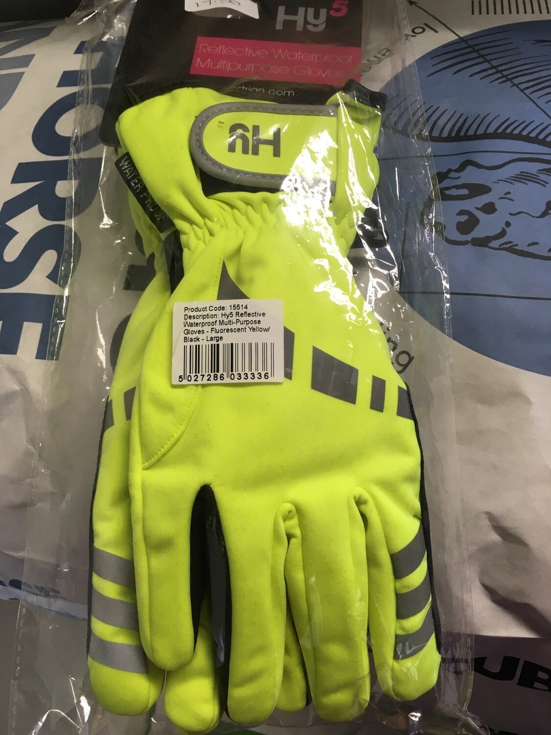 Reflective Waterproof Multi Propose Gloves - Large