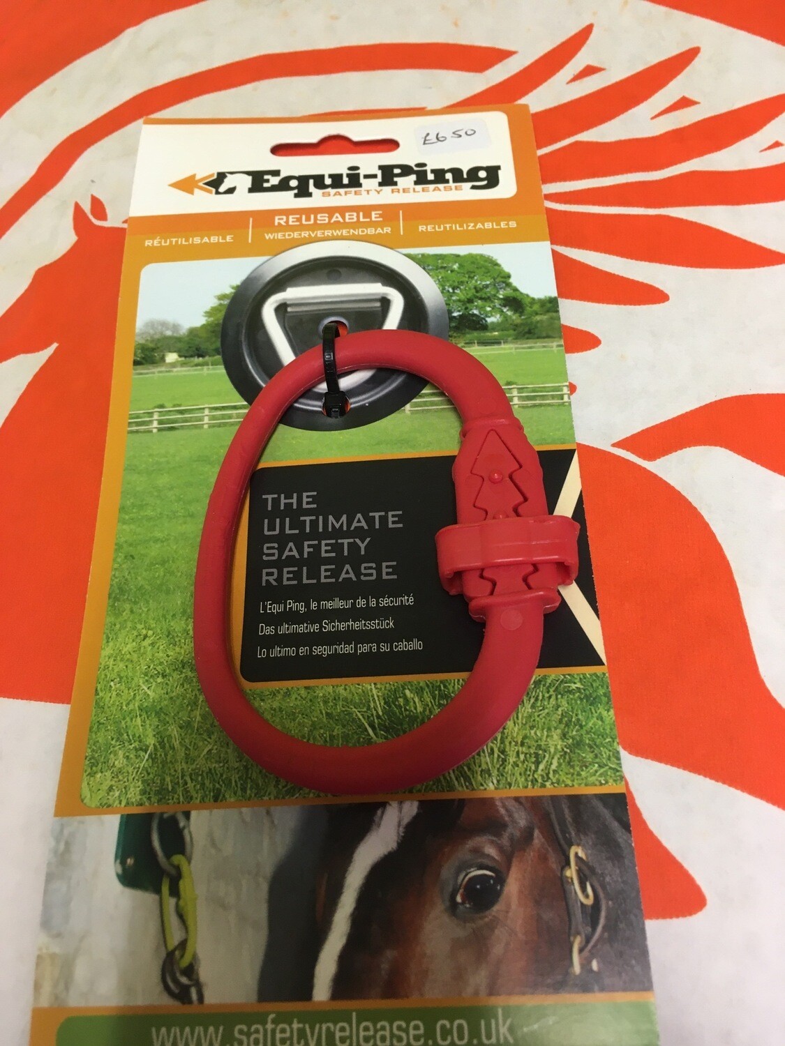 EQUI-PING SAFTEY RELEASE - Red