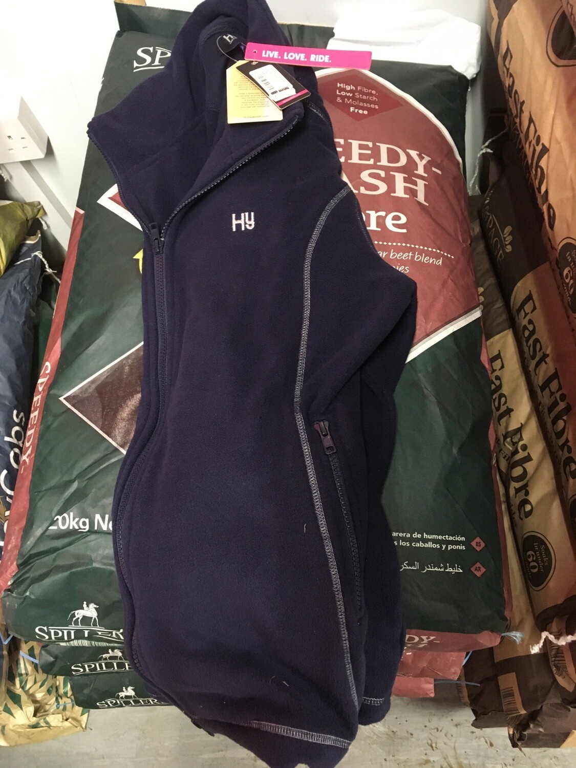 Hy Full Zip Fleece Size Large