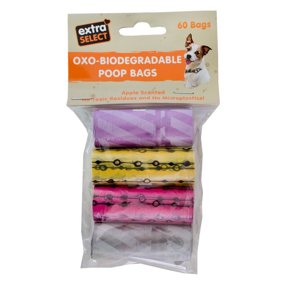 EXTRA SELECT BIO DIGRADABLE POOP BAGS
