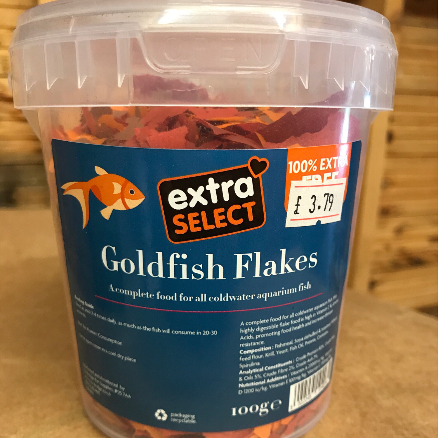 EXTRA SELECT GOLD FISH FLAKES 100g