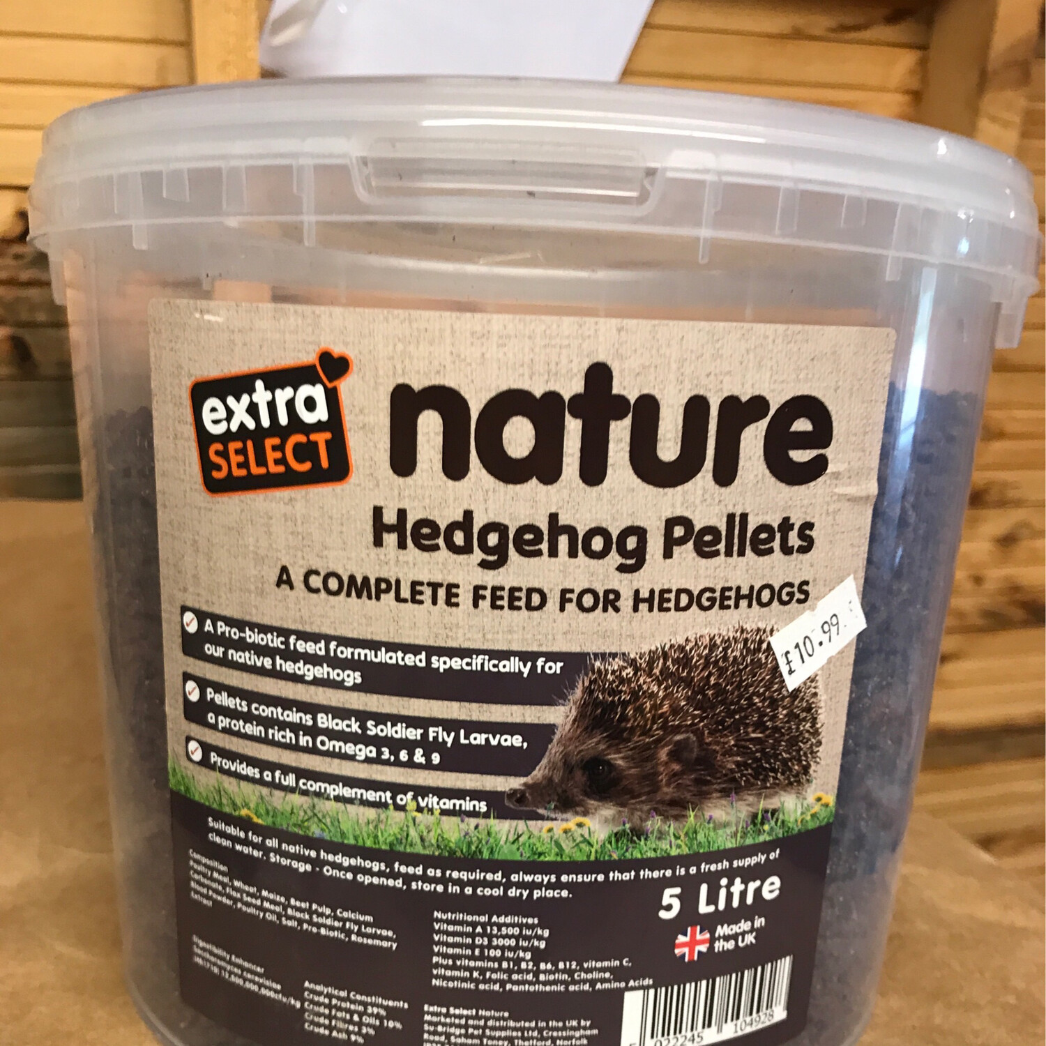 Nature Hedge Hog Pellets 5 Litres