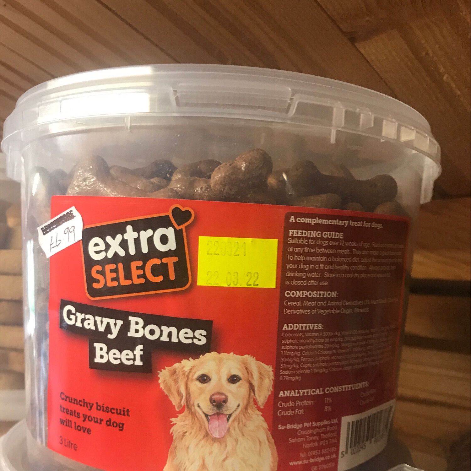 Extra Select Beef Gravy Bones -3 Litres